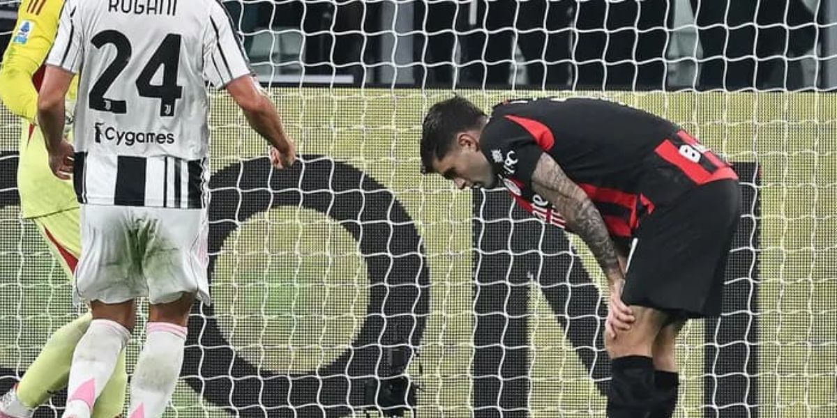 Pulisic si dispera dopo il rigore fallito contro la Juventus