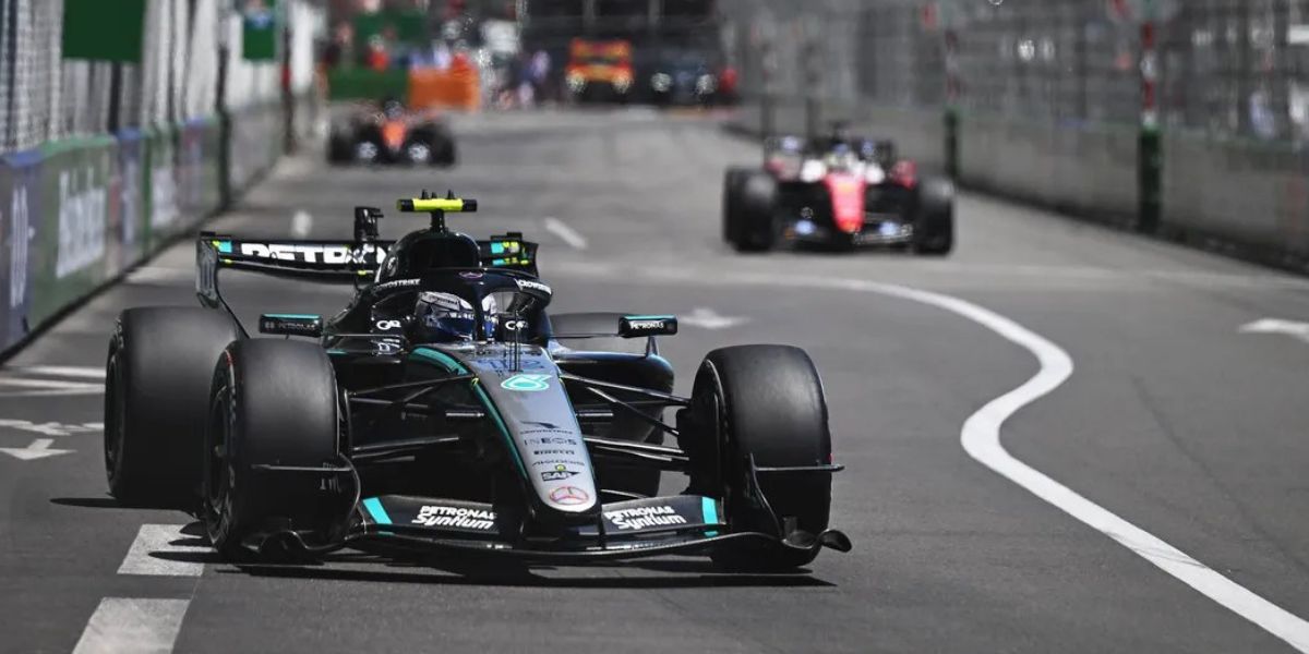 Kimi Antonelli in azione durante il fine settimana di Monaco