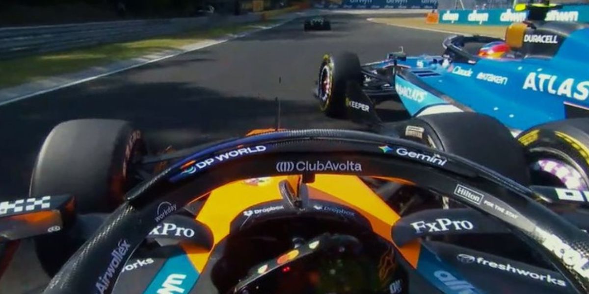 Il contatto tra Sainz e Piastri che ha deciso il GP ungherese
